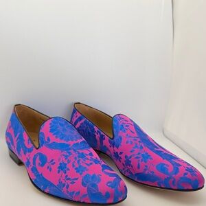 Versace Pink and Blue Men's Loafers